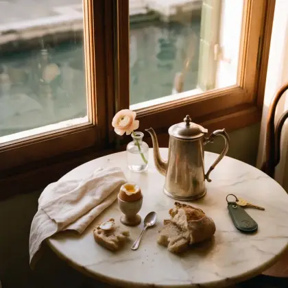Breakfast is served until you are done.