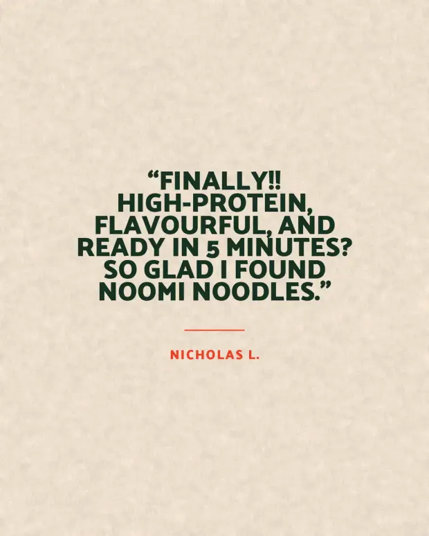 A customer review turned into a post: finally, high protein, flavourful and ready in five minutes