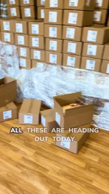 Reel: every box goes out today
